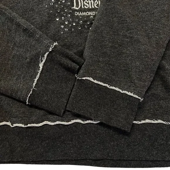 Disney Parks Disneyland 60th Diamond Celebration Sweatshirt XL Sequin Sparkle - Picture 11 of 16